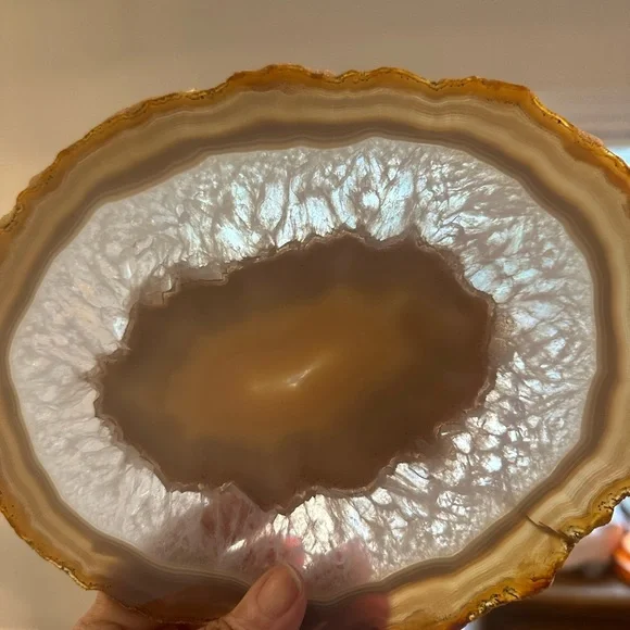 4 huge agate stone slices - Picture 10 of 14